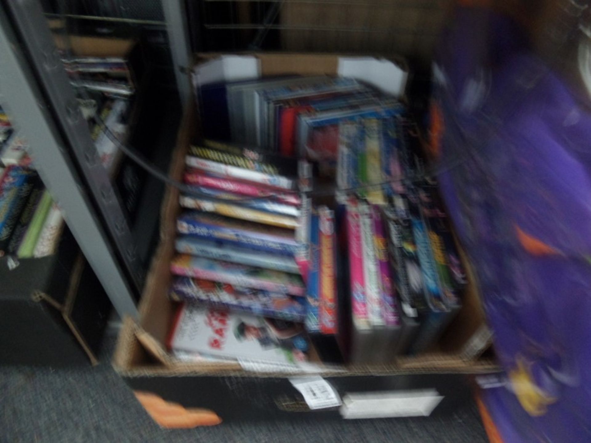 BOX OF DVDS