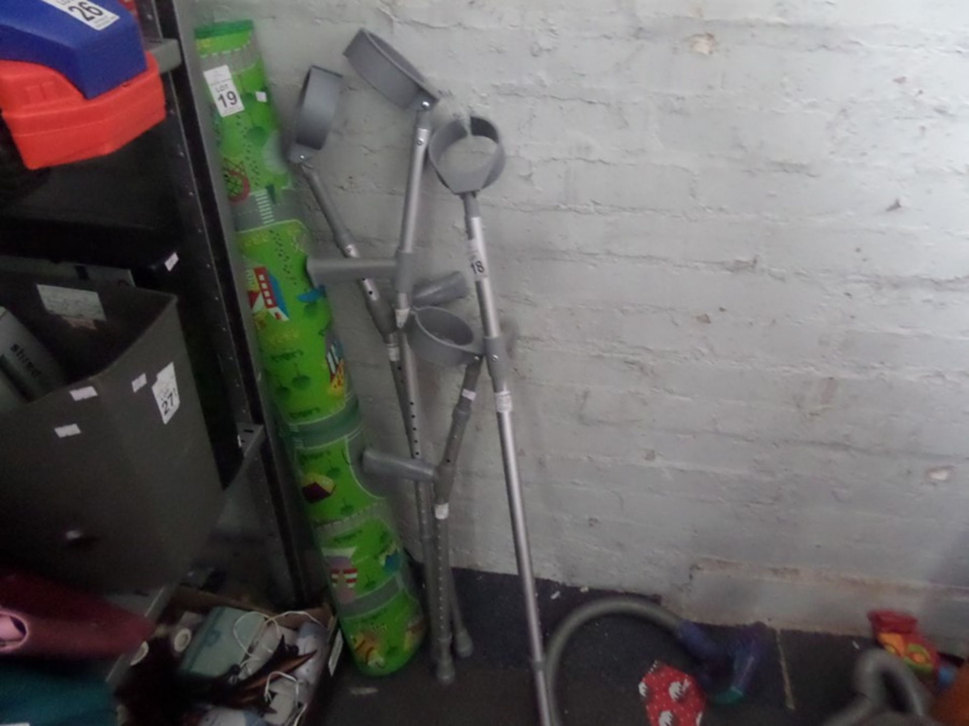 2 PAIRS OF CRUTCHES