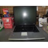 TOSHIBA LAPTOP WITH CHARGER (WORKING)