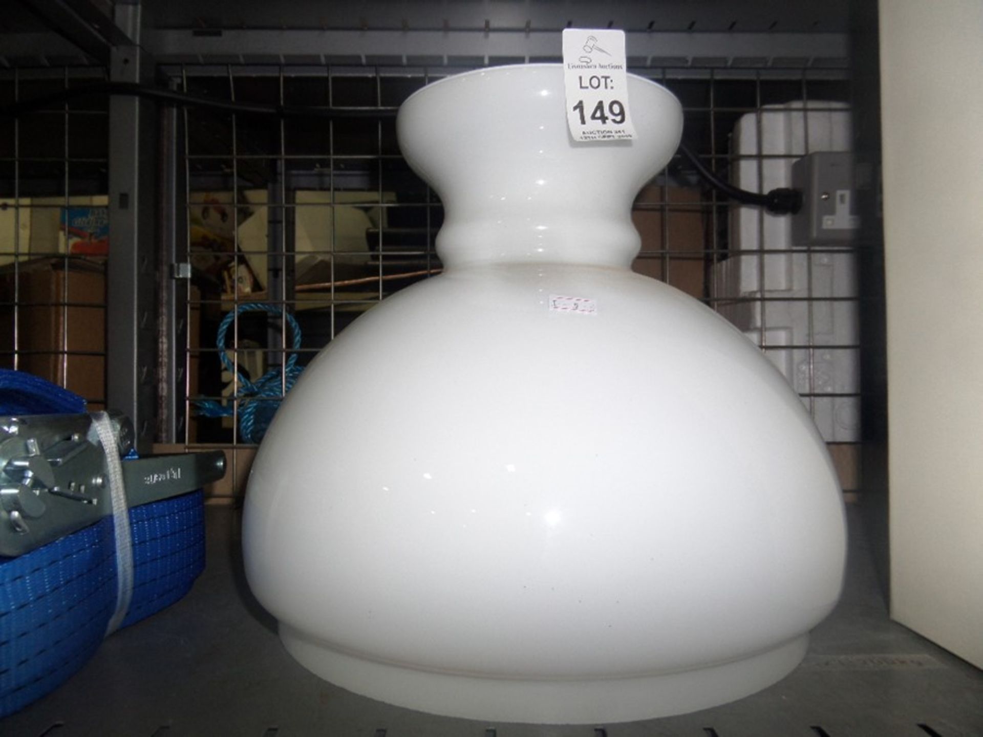 LARGE OPALINE LAMP SHADE