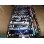 LARGE BOX OF DVDS