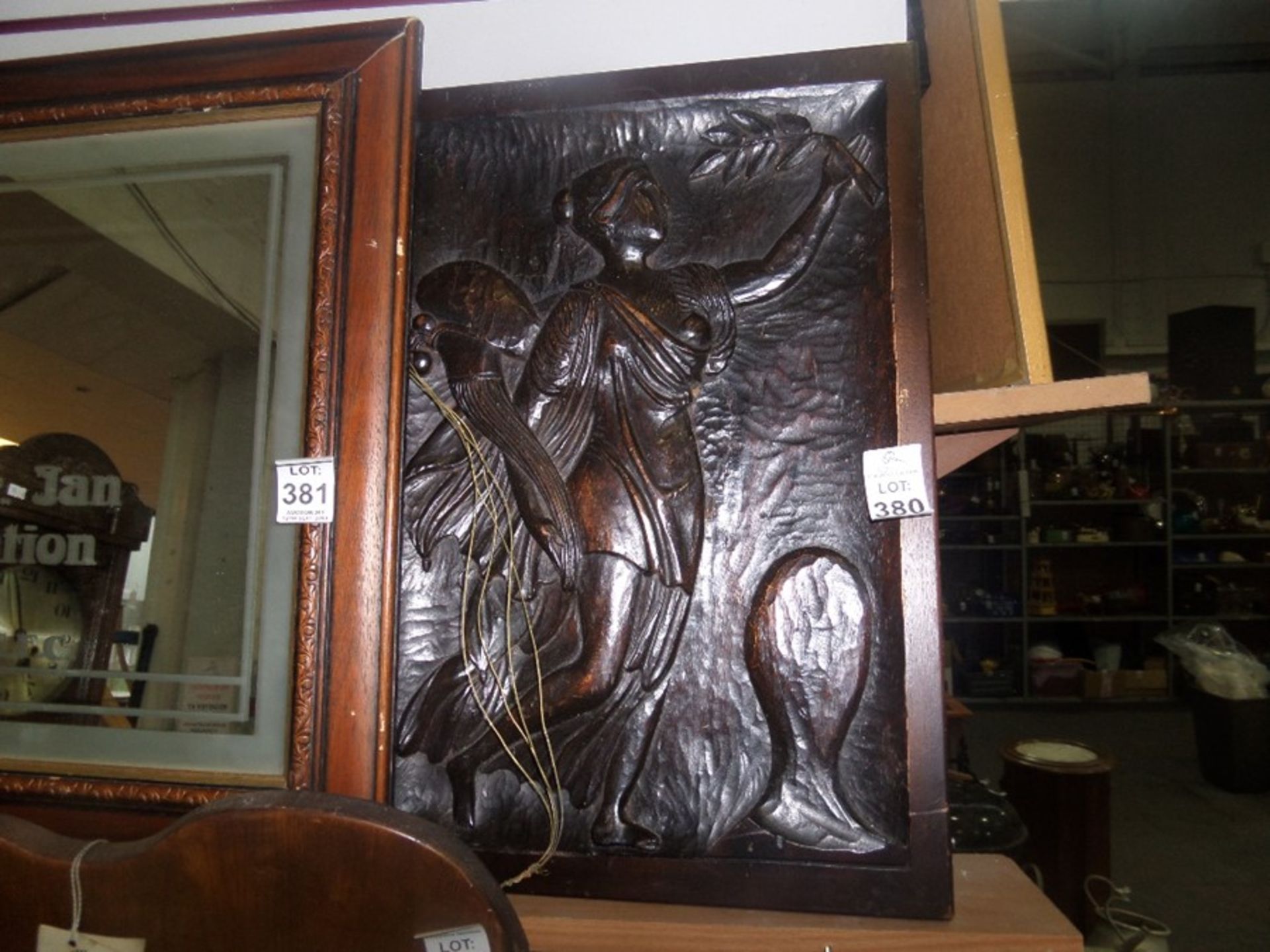 WOODEN WALL CARVING