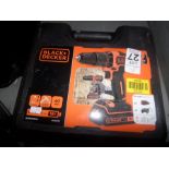 BLACK AND DECKER CORDLESS DRILL NO BATTERY