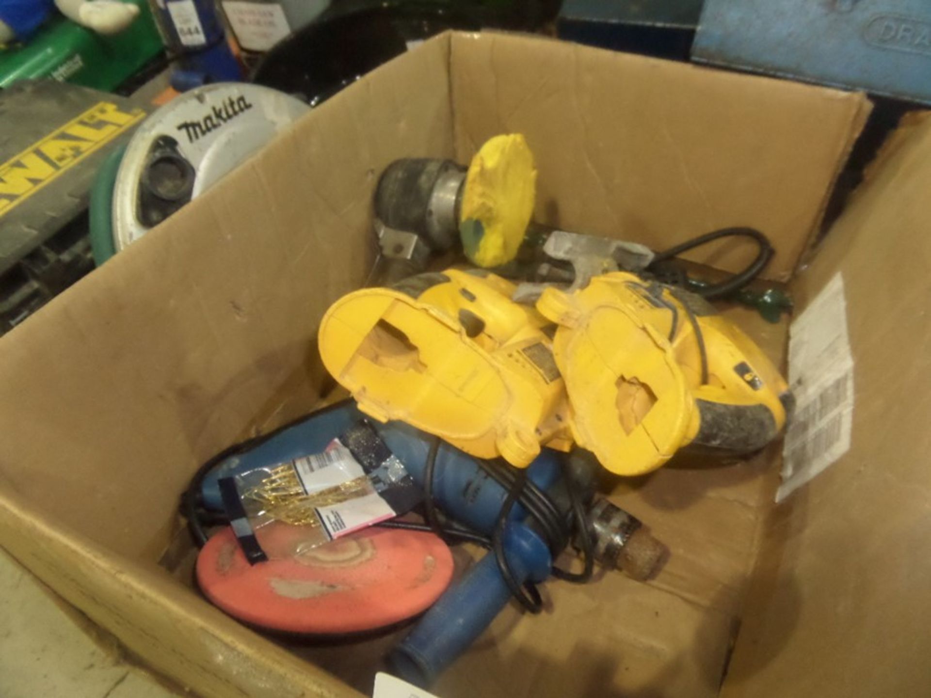 BOX OF ELECTRICAL TOOLS