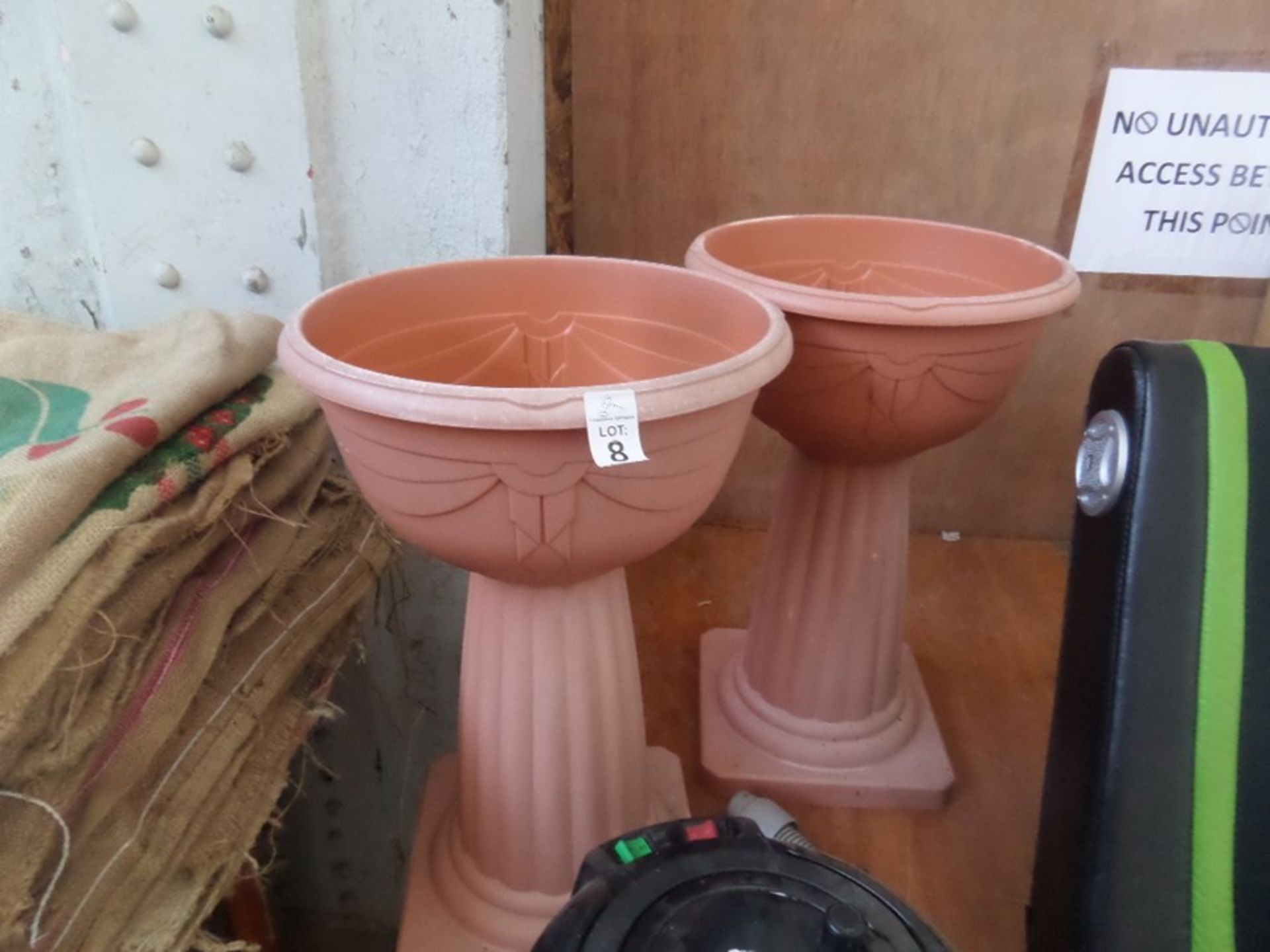 PAIR OF PLANTERS