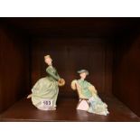 PAIR OF ROYAL DOULTON FIGURINES