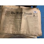 BUNDLE OF OLD 1935 NEWSPAPERS