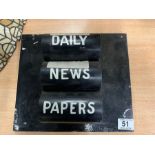 OLD NEWS PAPER HOLDER