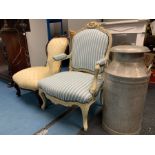 QUEEN ANNE UPHOLSTERED CHAIR