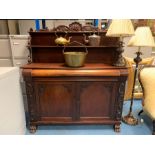 VICTORIAN MAHOGANY SIDEBOARD