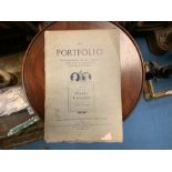 1895 "THE PORTFOLIO" COMPLETE WITH MONOGRAPHS