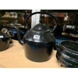 LARGE BLACK KETTLE