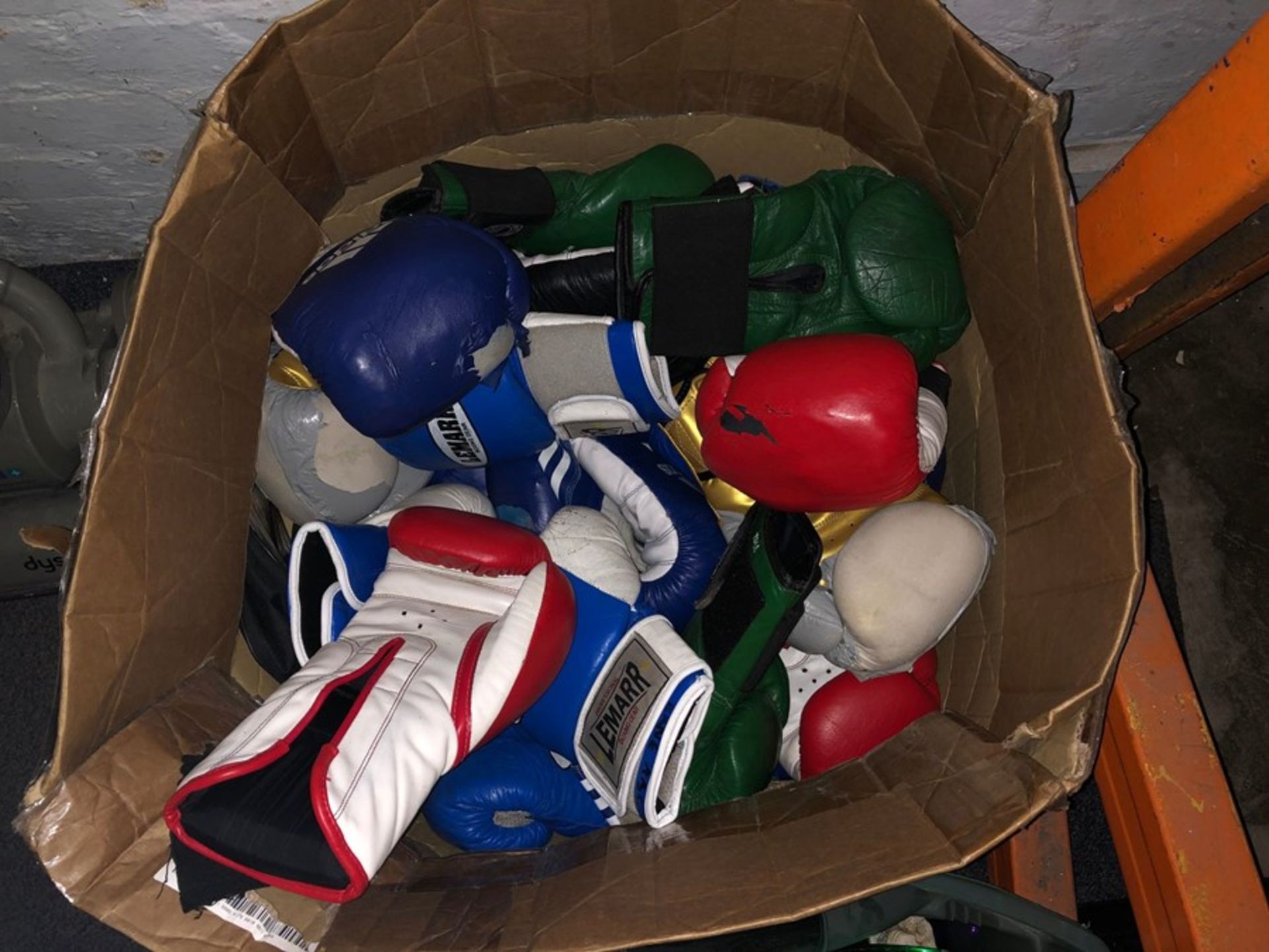 BOX OF BOXING GLOVES
