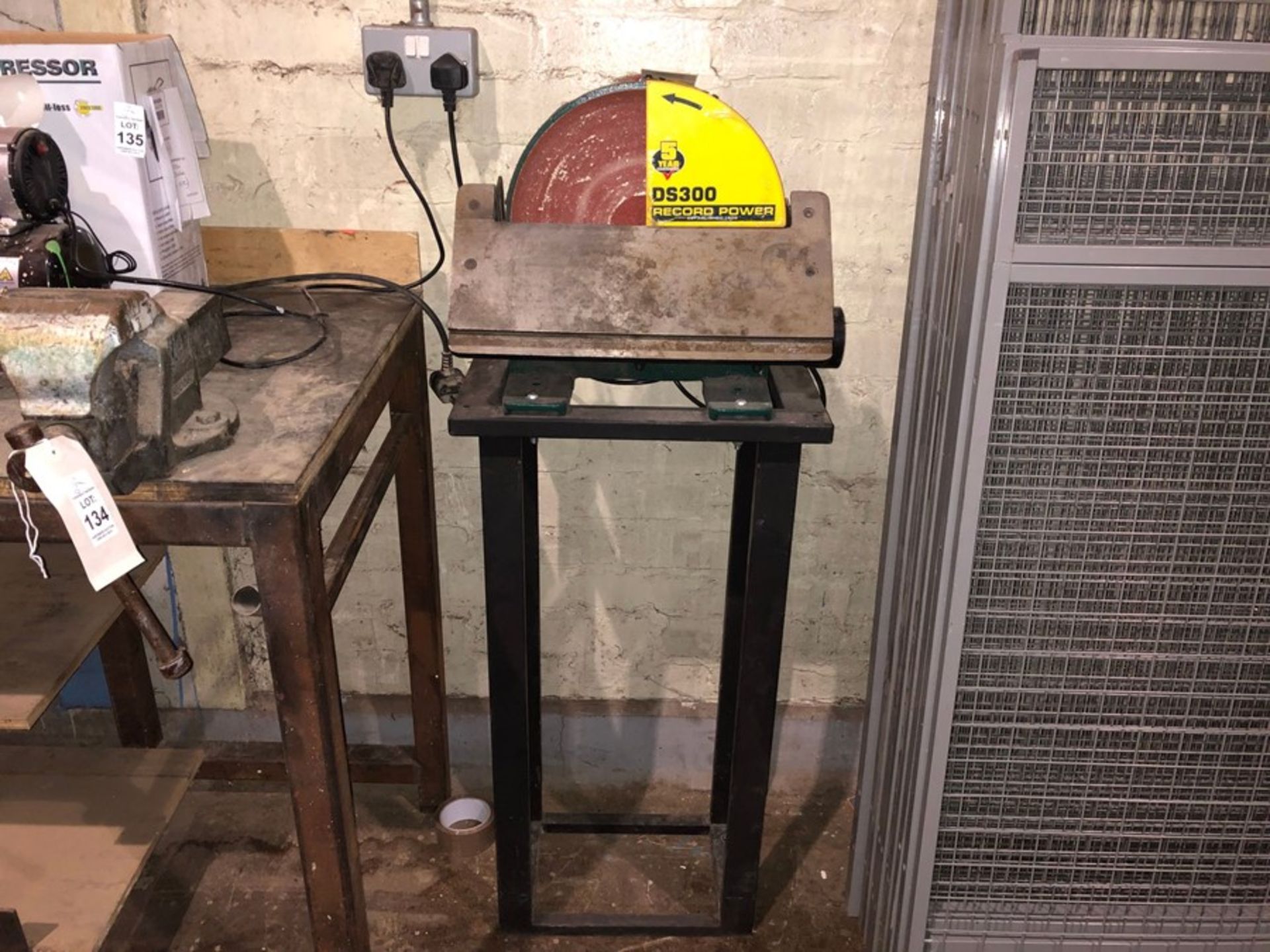 RECORD POWER DS300 SANDER (WORKING)
