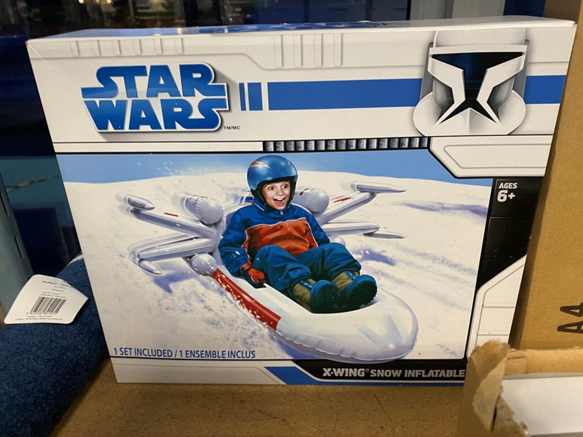 STAR WARS X-WING INFLATABLE SLEIGH (NEW AND SEALED)