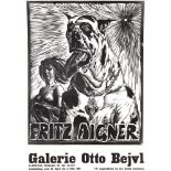 Aigner, Fritzlinocut27,6 x 19,5Aigner, FritzAusstellungsplakat der Galerie Otto Bejvl, 1969 (