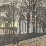 Moll, CarlChurch St. Michael in Heiligenstadt, 1903coloured woodcut24,3 x 19,8framedMoll, CarlKirche