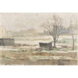 Holan, Karelwinter landscape, 1947oil on canvasSigned and dated lower right19,7 x 25,4Holan,