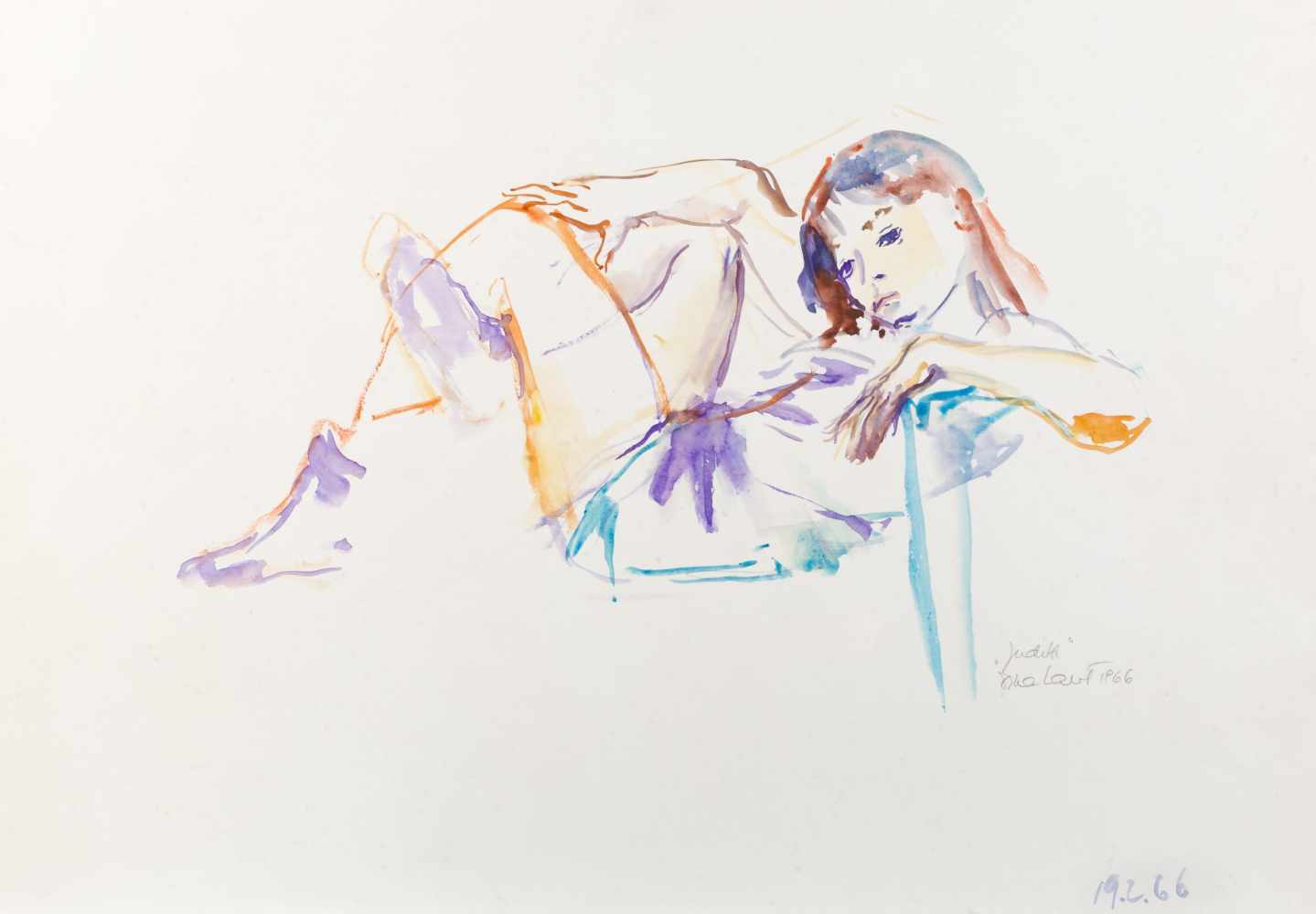 Larot, DinaJudith, 19.02.1966watercolour on papersigned, dated and titled lower right16,6 x 24Larot,