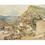 Ruzicka, OthmarBerat (Albania), 1918oil on plateSigned. Dated and titled lower right18,7 x 23,