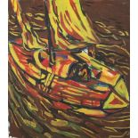 Schmalix, HubertSailboat, 1980oil on canvasSigned and dated Verso58,5 x 51,4Actually the present