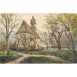 Kaiser-Herbst, CarlChurch in the Countrysideoil on canvasSigned lower right23,6 x 36,6Kaiser-Herbst,