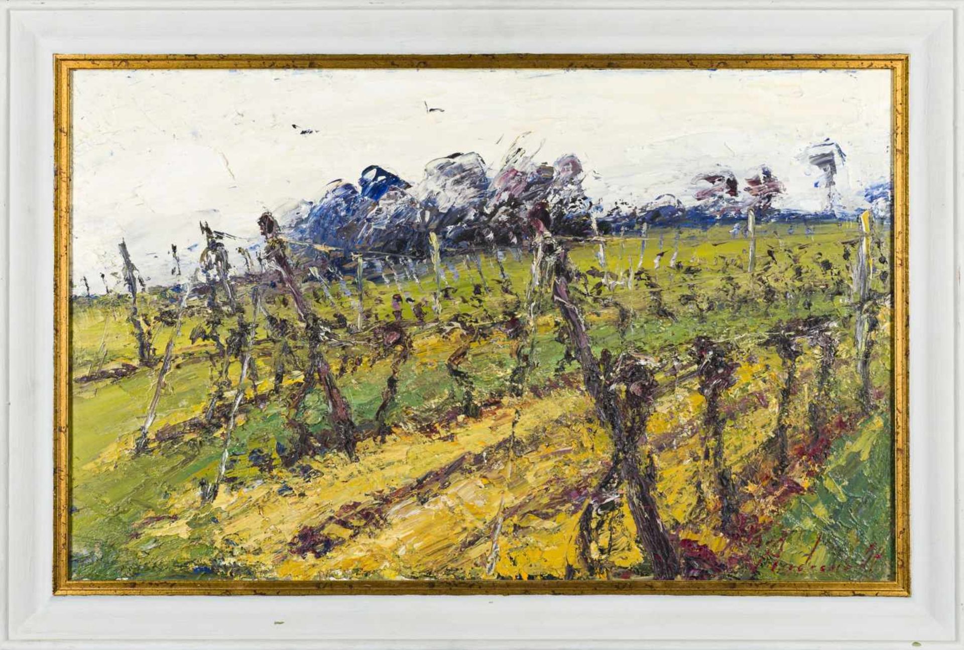 Andreas, HansKalksburg grapevines, 2004Oil on canvasSigned and dated lower right and verso signed, - Bild 2 aus 5