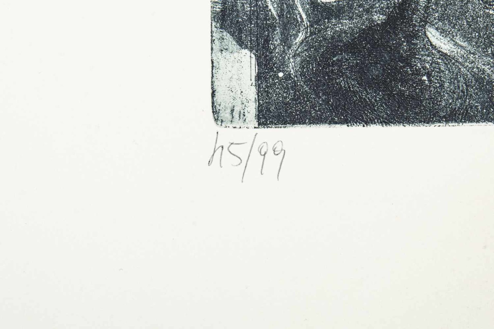Aigner, FritzThe witch, 1970Aquatint etchingLower right signed and dated, lower left numbered: 45/ - Bild 4 aus 4