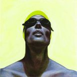 Kiessling, AlexThe swimmer, 2009Acrylic on canvasVerso signed and dated19,7 x 19,7The "Swimmer"