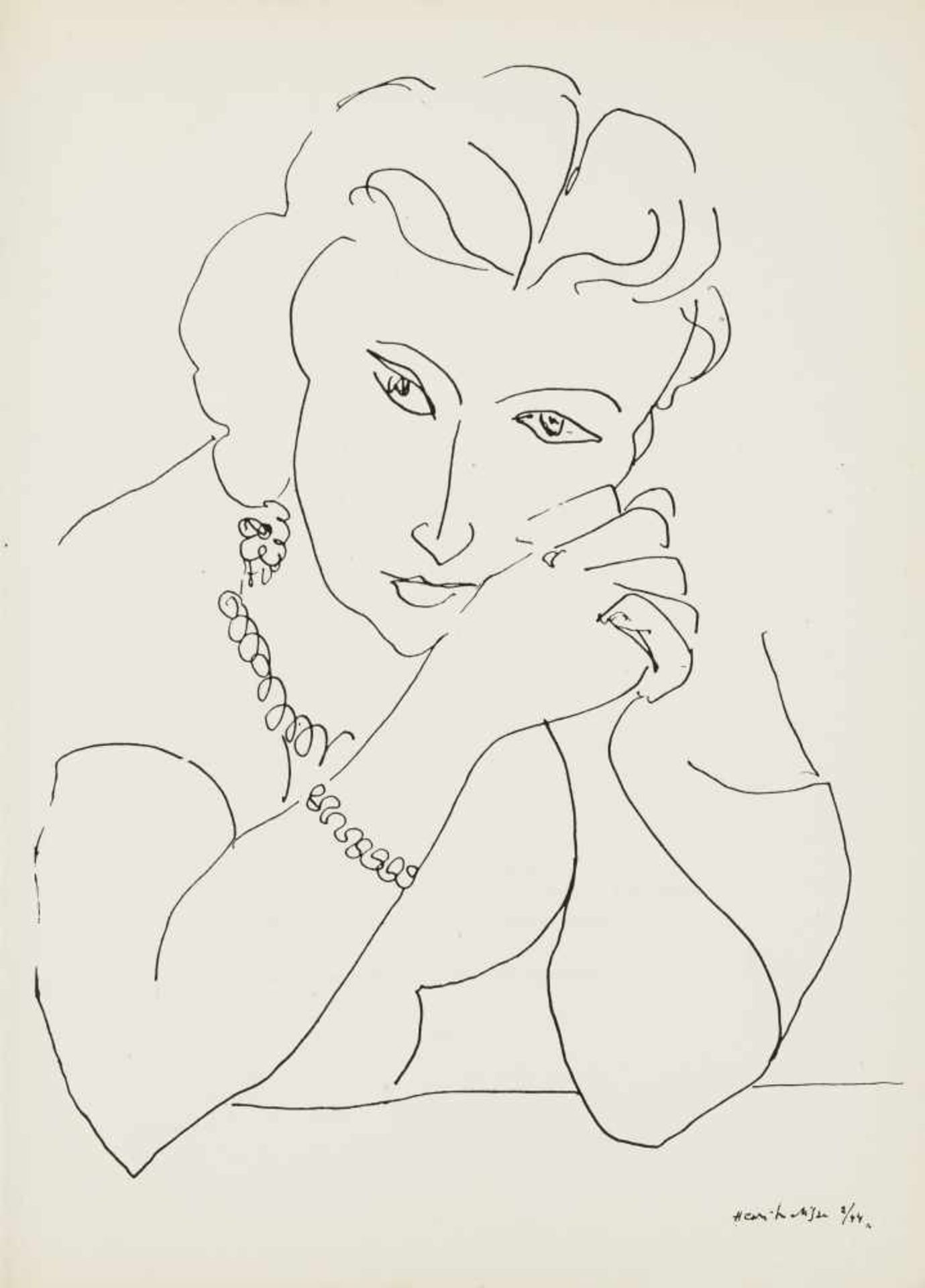Matisse, Henri The sign of life (five sheets, p. 17 - 56, untrimmed) 6 Lithographs Signed and