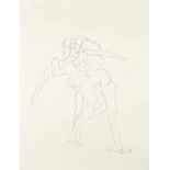 Kornberger, Alfred Two dancers, (19)96 Pencil on paper Lower right signed and dated 25,6 x 19,5