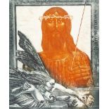 Aigner, FritzCycle Ecce Homo, 1970Aquatint etching with colored plaque in redEach of them signed and