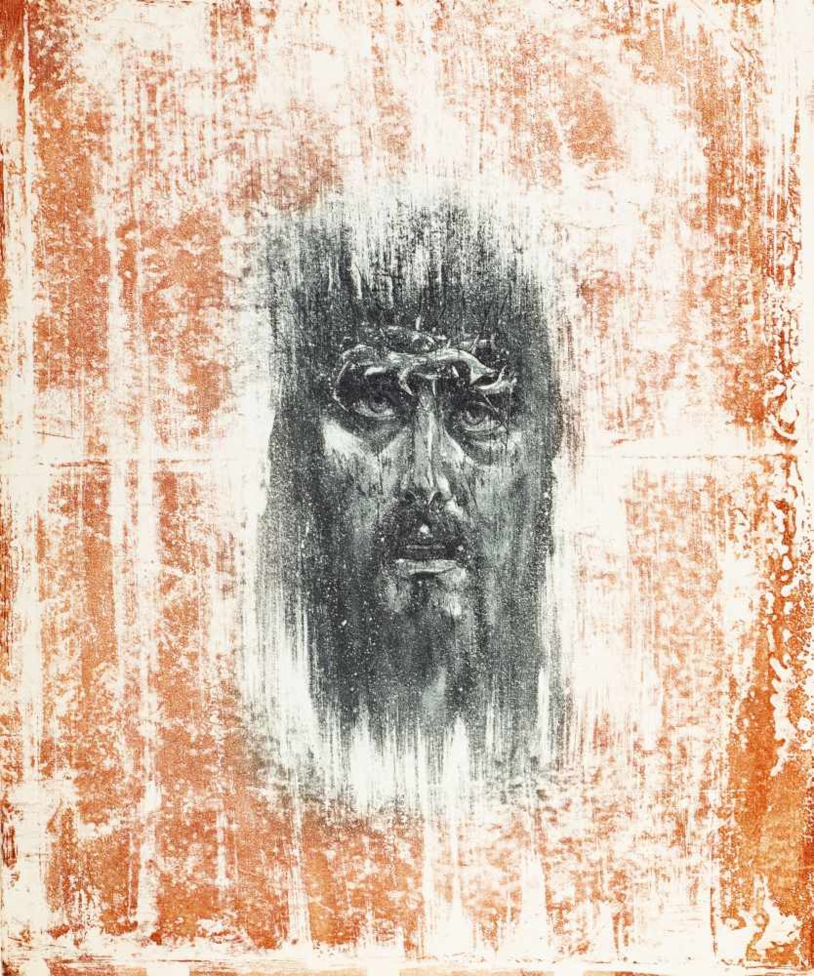 Aigner, FritzCycle Ecce Homo, 1970Aquatint etching with colored plaque in redEach of them signed and - Bild 14 aus 24