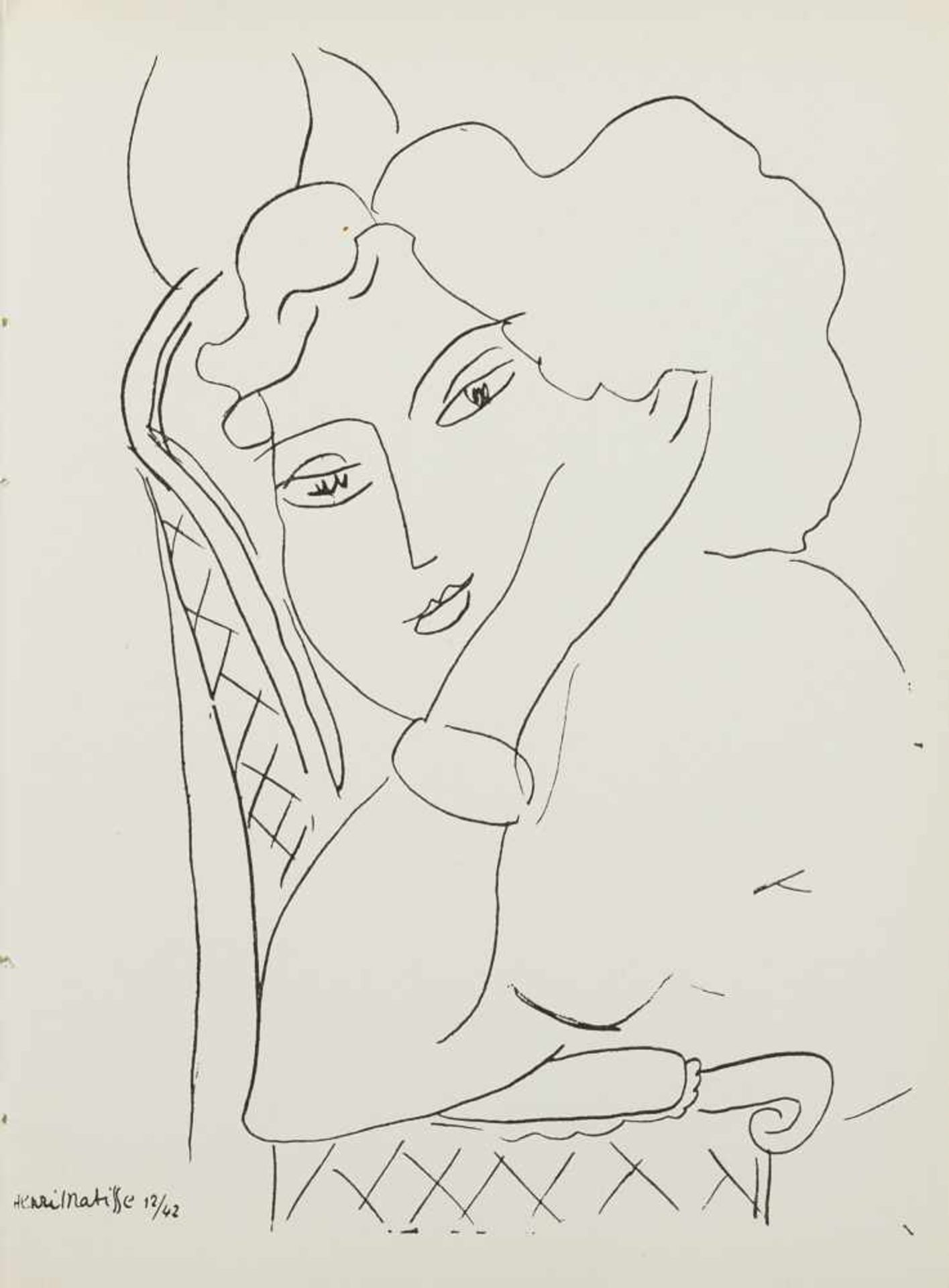 Matisse, Henri The sign of life (five sheets, p. 17 - 56, untrimmed) 6 Lithographs Signed and - Bild 2 aus 17