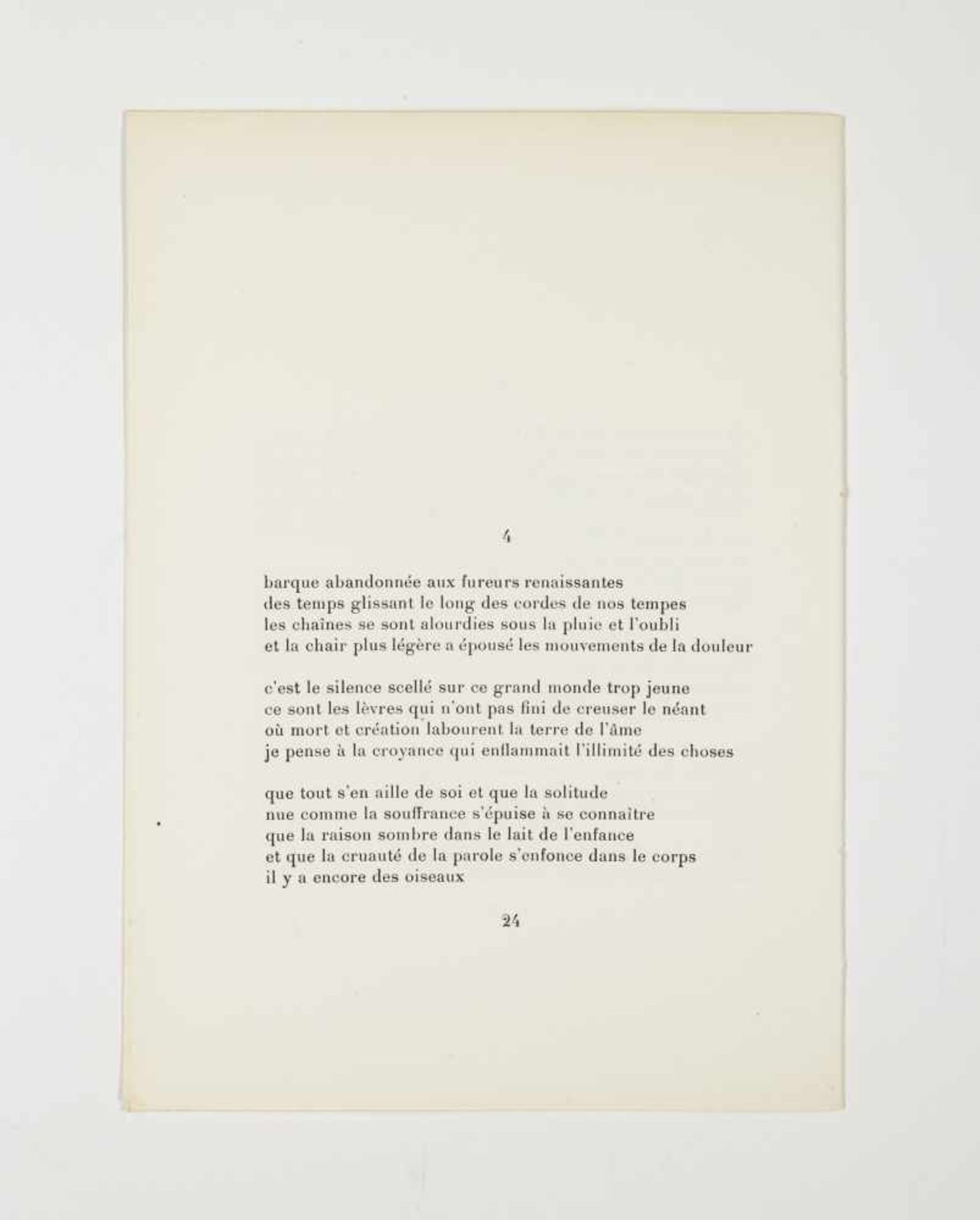 Matisse, Henri The sign of life (five sheets, p. 17 - 56, untrimmed) 6 Lithographs Signed and - Bild 13 aus 17