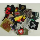 Cloth Badges: British Army Modern formation signs and arm badges in excellent condition. - (60+