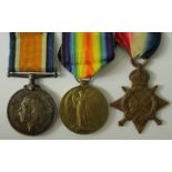 1915 Star Trio to 14620 Pte J Holloway Suffolk Regt. Served with the 8th Bn. Lived Plympton