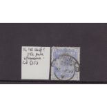 GB - 1883 QV 10s blue SG182 or 183a used cat £550