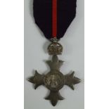 OBE (Mily) silver hallmarked for 1918