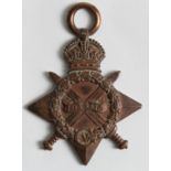 1915 Star to 1030 Pte D McLean Royal Munster Fusiliers. Killed In Action 15th August 1915 with "C"