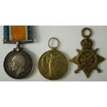 1915 Star Trio to 7828 Pte A Felton Suffolk Regt. Enlisted Sudbury. MIC states 'Forfeited Desertion'