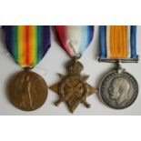 1915 Star Trio to 13400 Pte A R Baguley Suffolk Regt. Served with 9th Bn. Entitled to the Silver War