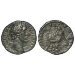 Antoninus Pius copper as, British Mint 154-155 A.D., Sear 4296, Laureate bust right / Britannia