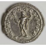 Caracalla silver antoninianus [double-denarius], Rome Mint 217 A.D., reverse:- Jupiter standing