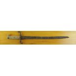 German 1871 pattern sword bayonet in relic condition found on the French/ German boarder mounted