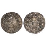 Aethelred II silver penny, First Hand Issue, Spink 1144, early transposed variety, obverse