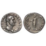 Galba silver denarius, regular series, Rome Mint Nov. 68 A.D. to Jan. 69 A.D., obverse:- Laureate
