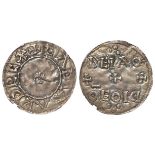 Edward the Elder, King of Wessex 899-924, silver penny, late wide flan blundered legends, East