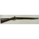 Constabulary carbine 1842 pattern with VR tower 1843 lock and various stock markings