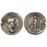 Gordian II Africanus 22 March to 12 April 238 A.D., Rome Mint, silver denarius, reverse:-